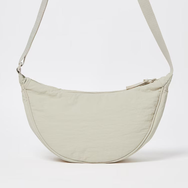 Uniqlo Unisex Round Mini Shoulder Bag 30 Natural - Hemen Kargoda