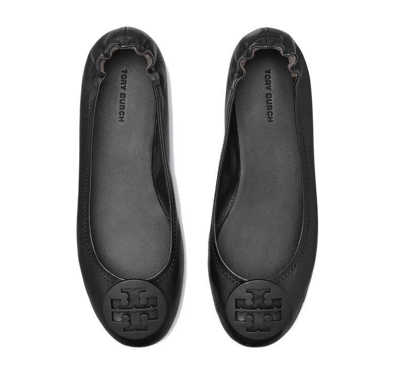 Tory Burch Women's Minnie Travel Ballet Perfect Black - Hemen Kargoda