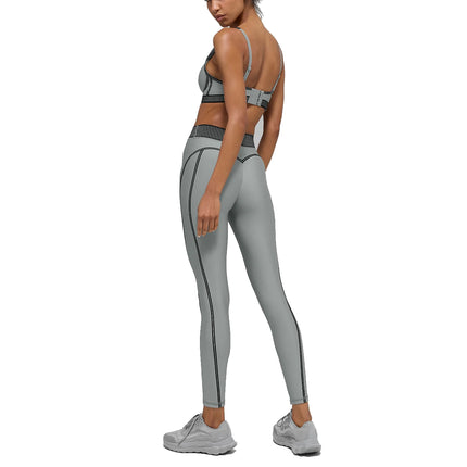 alo Women's Airlift High-Waist 7/8 Line Up Legging 24.5" Lunar Grey