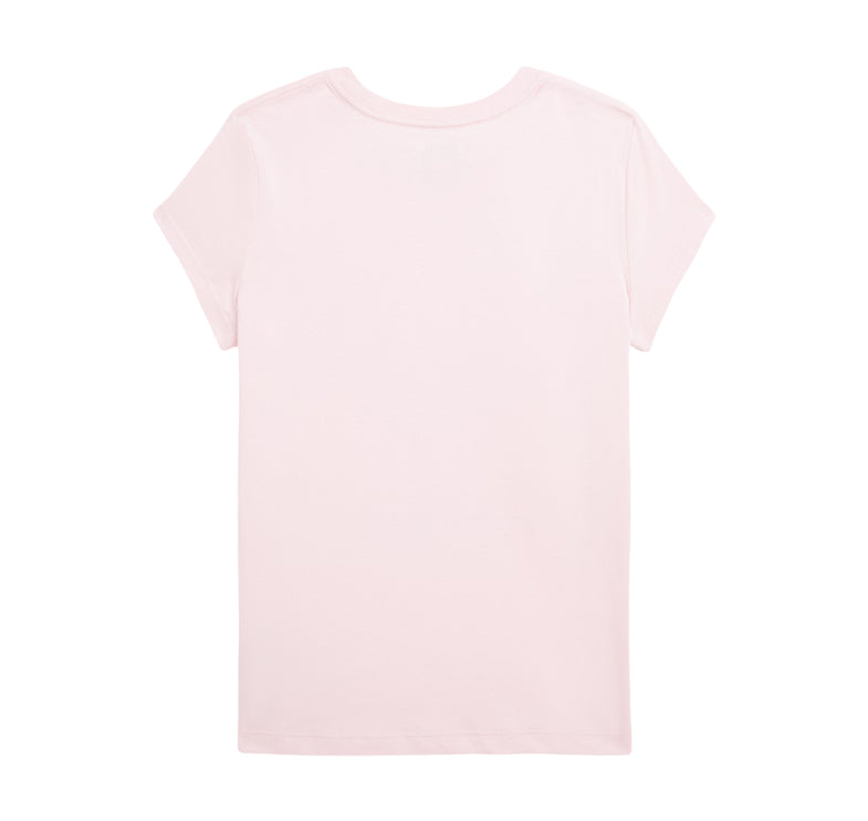 Polo Ralph Lauren Girl's Polo Bear Cotton Jersey Tee Hint Of Pink