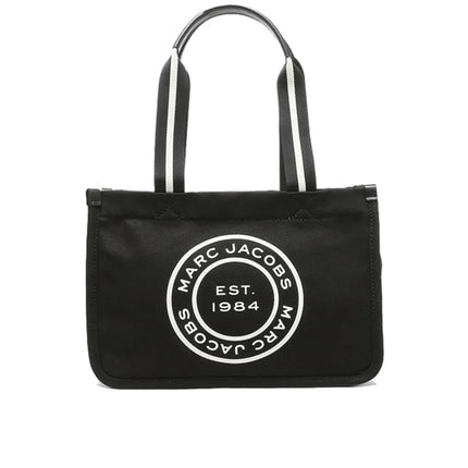 Marc Jacobs Women's Signet Canvas Large Tote Bag Black - Hemen Kargoda