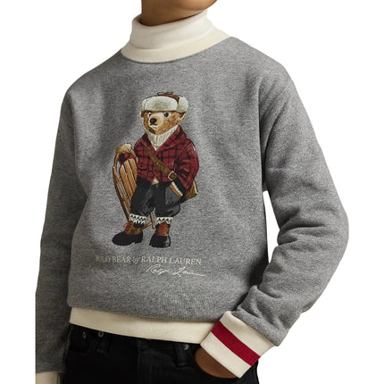 Polo Ralph Lauren Boy's Polo Bear Fleece Sweatshirt Vintage Pepper