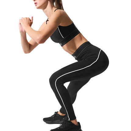alo Women's Airlift High-Waist Suit Up Legging Black/White