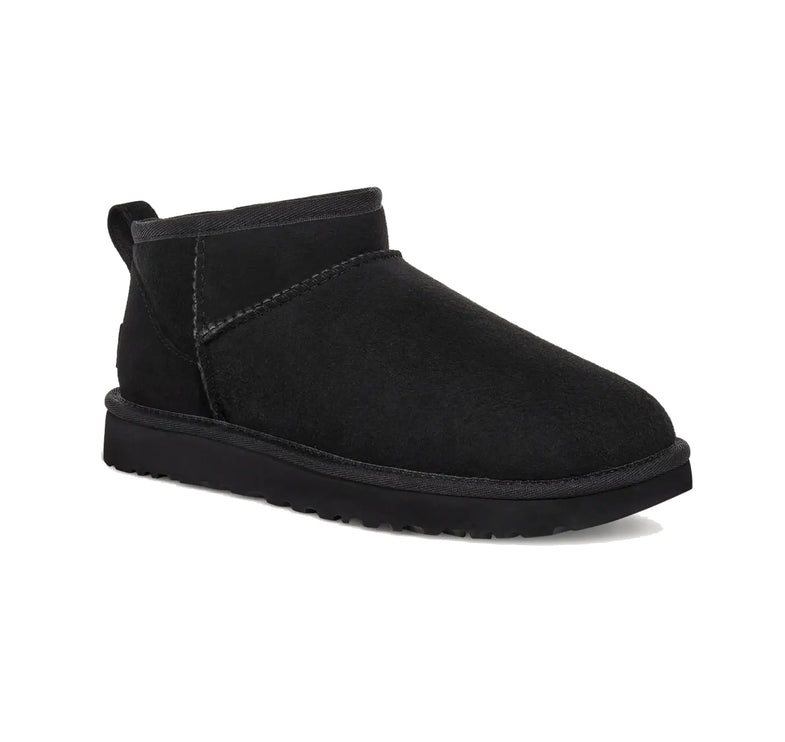 UGG Women's Classic Ultra Mini Boots Black - Hemen Kargoda