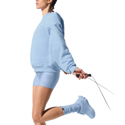 alo Women's Accolade Crew Neck Pullover Seashell Blue