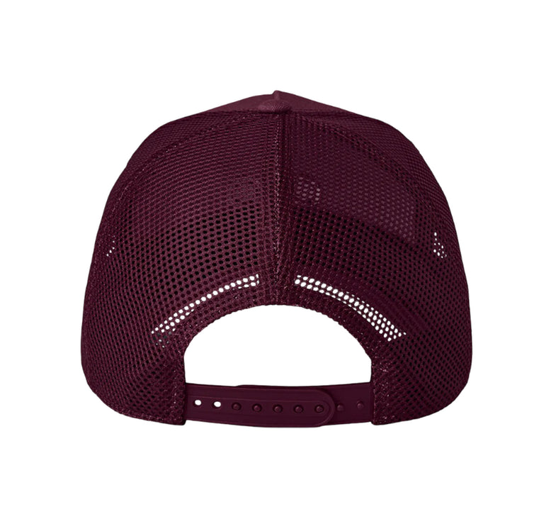 alo Unisex District Trucker Hat Burgundy