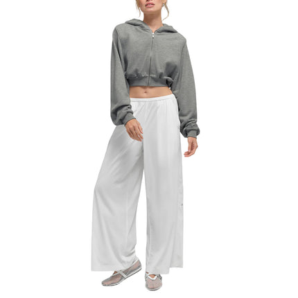 alo Women's Breezy Wide Leg Pant (Regular) White