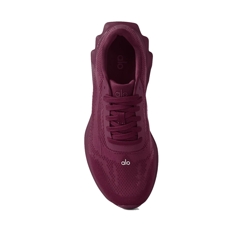 alo Unisex Runner Sneaker Burgundy