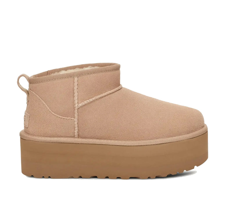 UGG Women's Classic Ultra Mini Platform Sand - Hemen Kargoda