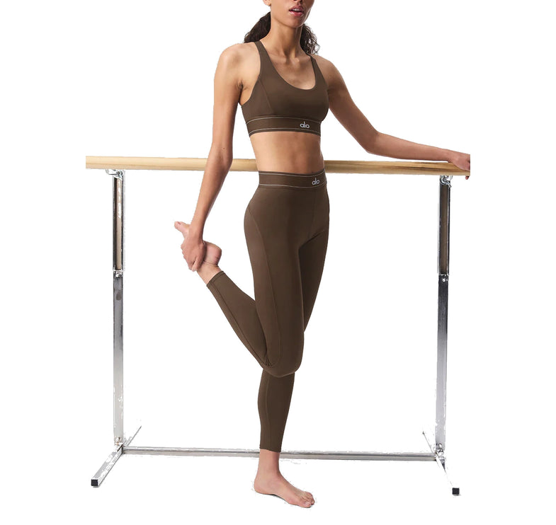 alo Women's Airlift High-Waist Suit Up Legging Espresso
