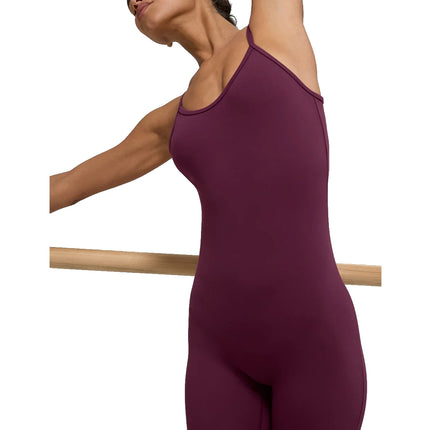alo Women's Airbrush One And Done Onesie Burgundy