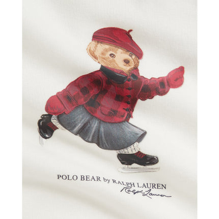 Polo Ralph Lauren Baby Polo Bear Fleece Dress & Bloomer Trophy Cream