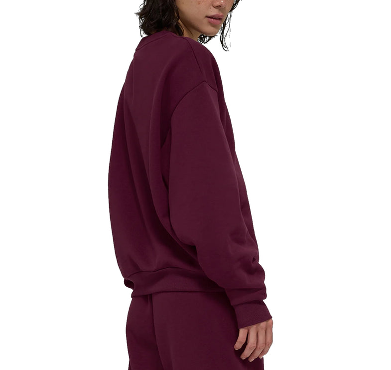 alo Women's Accolade Crew Neck Pullover Burgundy