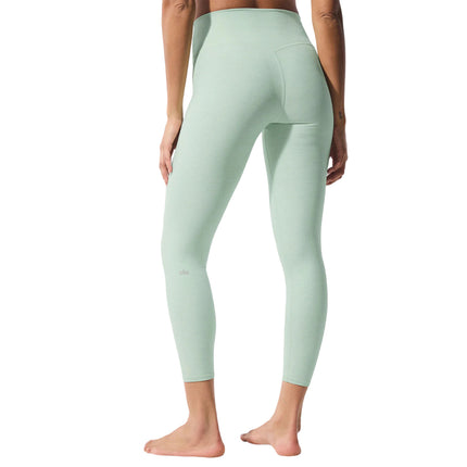 alo Women's Alosoft High-Waist 7/8 Highlight Legging Spearmint Heather