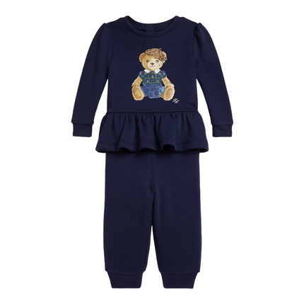 Polo Ralph Lauren Baby Polo Bear Fleece Sweatshirt & Pant Set Refined Navy