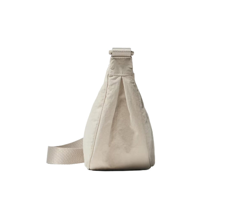 Uniqlo Unisex Round Mini Shoulder Bag 32 Beige - Hemen KArgoda