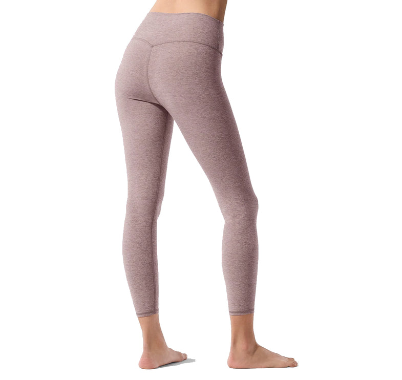 alo Women's Alosoft High-Waist 7/8 Highlight Legging Dark Pink Quartz Heather