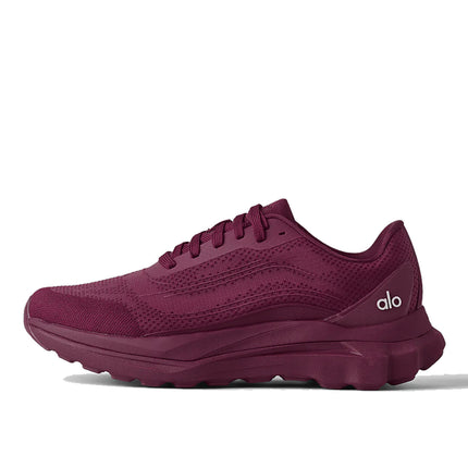 alo Unisex Runner Sneaker Burgundy