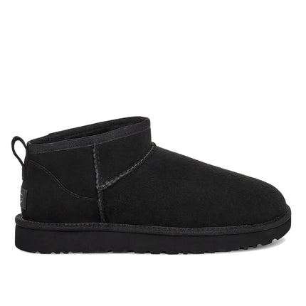 UGG Women's Classic Ultra Mini Boots Black - Hemen Kargoda