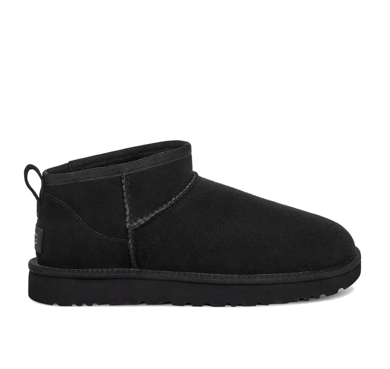 UGG Women's Classic Ultra Mini Boots Black - Hemen Kargoda