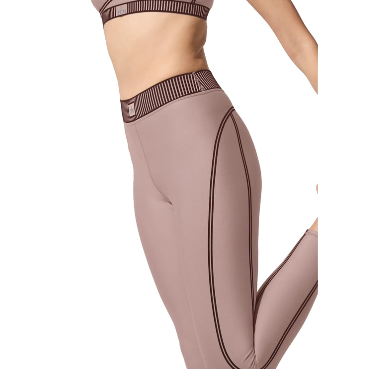 alo Women's Airlift High-Waist 7/8 Line Up Legging Taupe