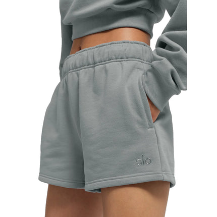 alo Women's Accolade Short Lunar Grey