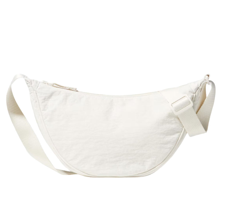 Uniqlo Unisex Round Mini Shoulder Bag 01 Off White - Hemen Kargoda