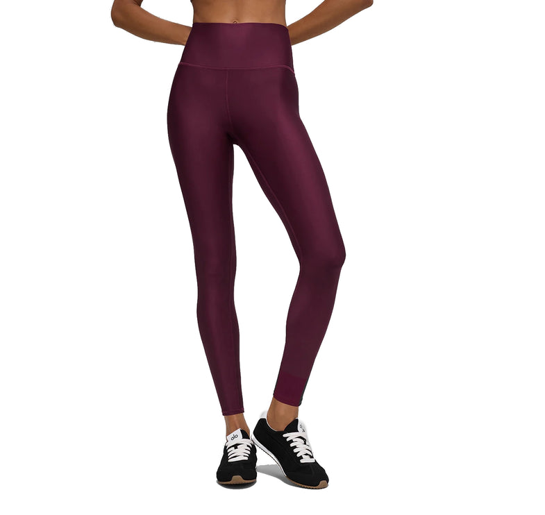 alo Women's 7/8 High-Waist Airlift Legging 24.5" Burgundy
