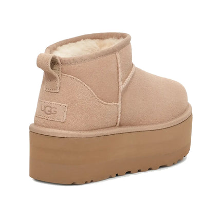 UGG Women's Classic Ultra Mini Platform Sand - Hemen Kargoda