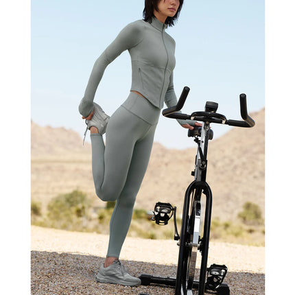 alo Women's 7/8 High-Waist Airbrush Legging 24.5" Lunar Grey