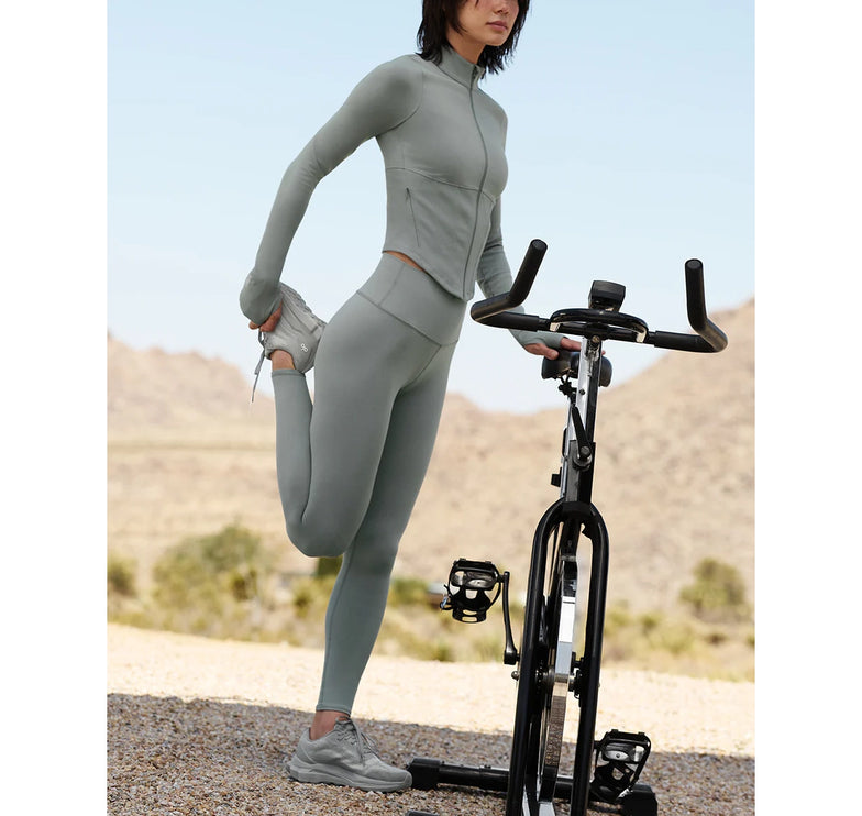 alo Women's 7/8 High-Waist Airbrush Legging 24.5" Lunar Grey