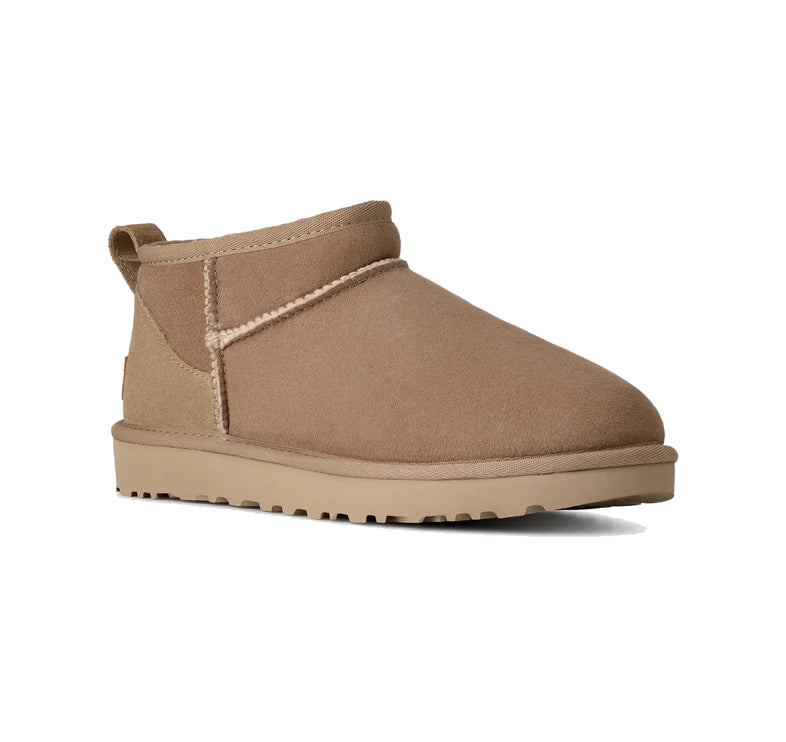 UGG Women's Classic Ultra Mini Boots Sand - Hemen Kargoda