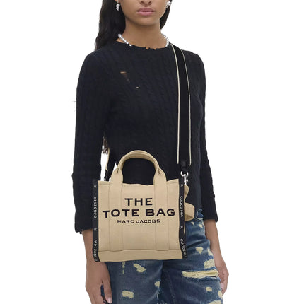Marc Jacobs Women's The Jacquard Small Tote Bag Warm Sand - Hemen Kargoda