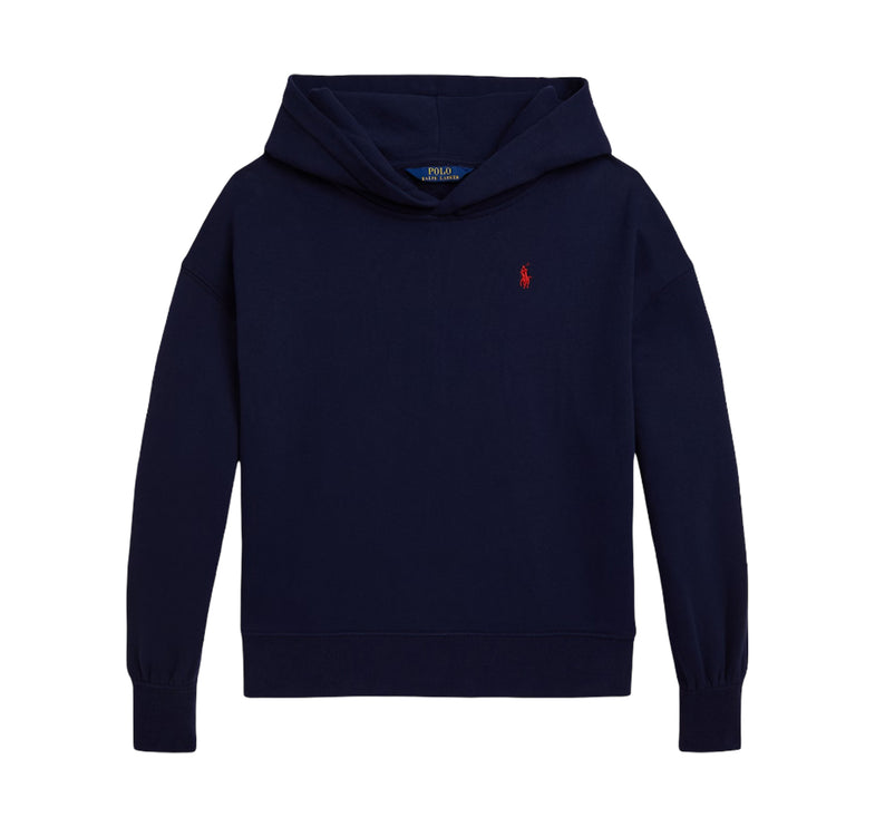 Polo Ralph Lauren Girl's Polo Bear Fleece Hoodie Refined Navy