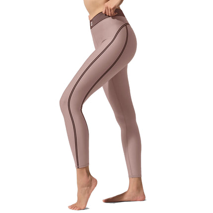 alo Women's Airlift High-Waist 7/8 Line Up Legging Taupe