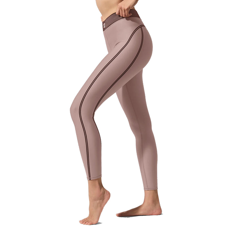 alo Women's Airlift High-Waist 7/8 Line Up Legging Taupe