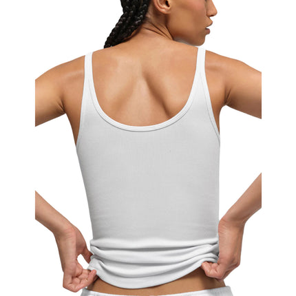 alo Women's Ribbed Prosper Tank White