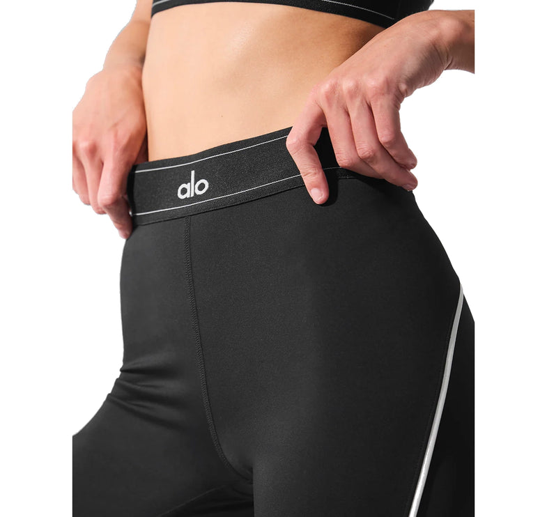 alo Women's Airlift High-Waist Suit Up Legging Black/White