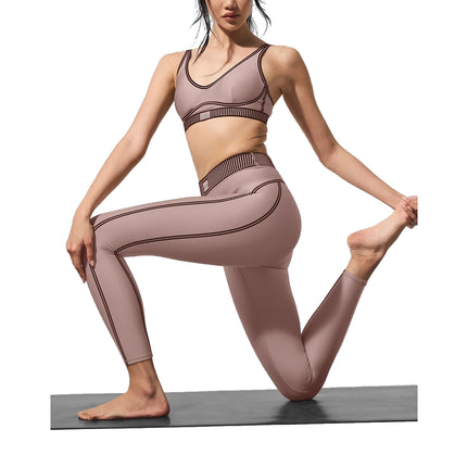 alo Women's Airlift High-Waist 7/8 Line Up Legging Taupe