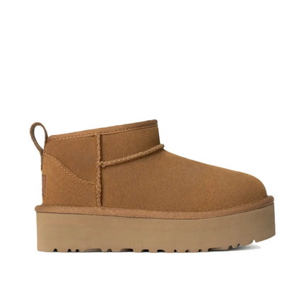 UGG Big Kids' Classic Ultra Mini Platform Chestnut - Hemen Kargoda