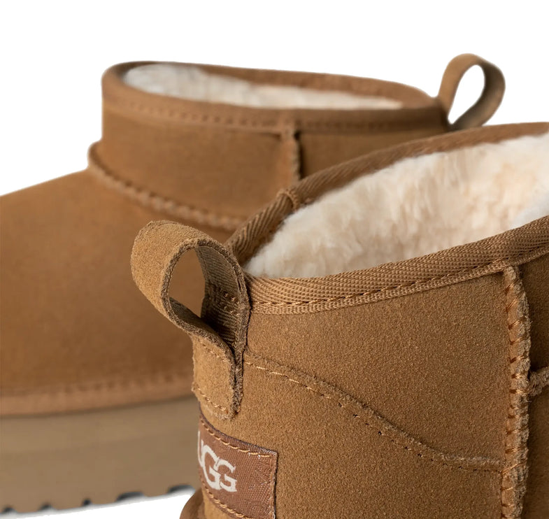UGG Big Kids' Classic Ultra Mini Platform Chestnut - Hemen Kargoda