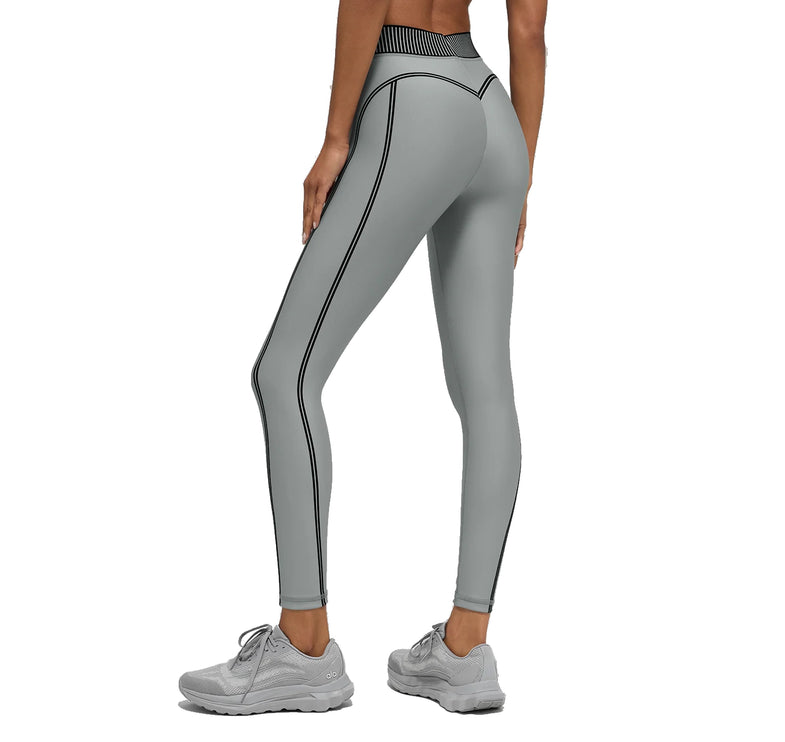 alo Women's Airlift High-Waist 7/8 Line Up Legging 24.5" Lunar Grey