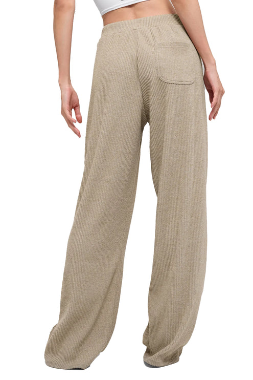 alo Women's Muse Wide Leg Pant Gravel Heather