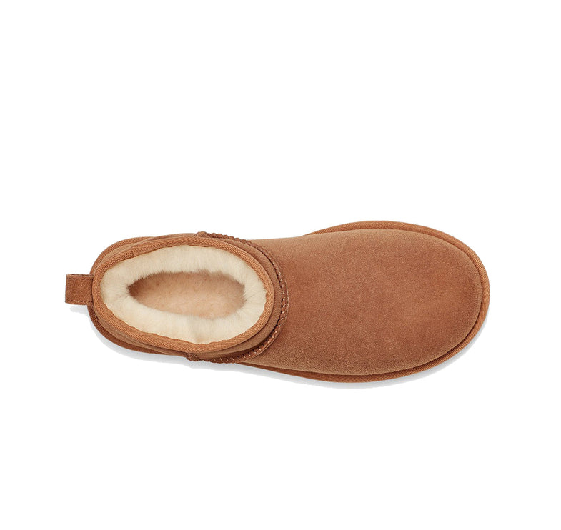 UGG Women's Classic Ultra Mini Chestnut - Hemen Kargoda