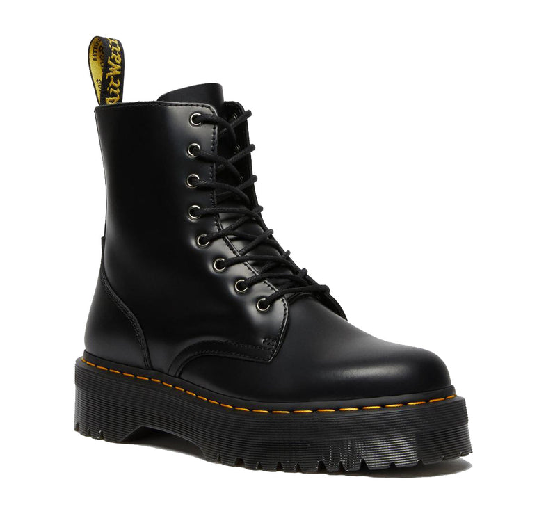 Dr. Martens Unisex Jadon Smooth Leather Platform Boots Black - Hemen Kargoda