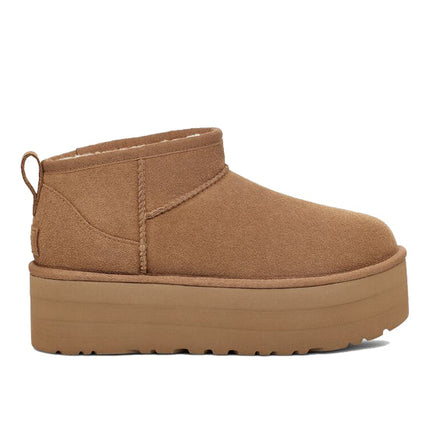 UGG Women's Classic Ultra Mini Platform Chestnut - Hemen Kargoda