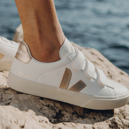 Veja Women's Recife Chromefree White/Platine - Hemen Kargoda