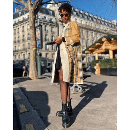 Dr. Martens Unisex Jadon Smooth Leather Platform Boots Black - Hemen Kargoda