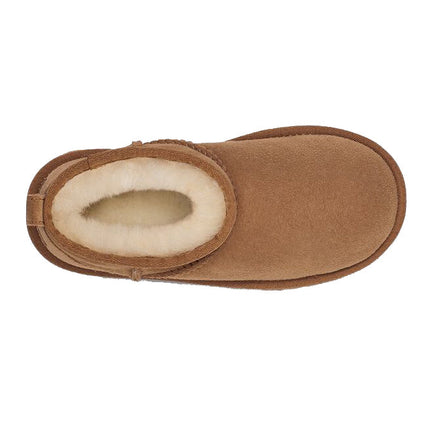 UGG Big Kid's Classic Ultra Mini Chestnut - Hemen Kargoda