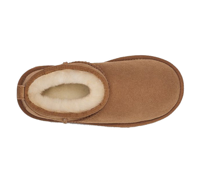 UGG Big Kid's Classic Ultra Mini Chestnut - Hemen Kargoda